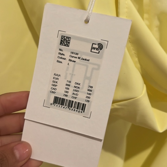 Rains Curve Jacket Straw - Picture 7 of 7